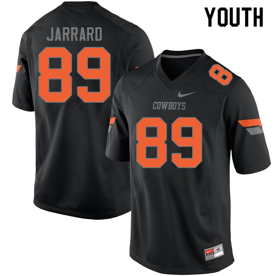 Youth #89 Austin Jarrard Oklahoma State Cowboys College Football Jerseys Sale-Black